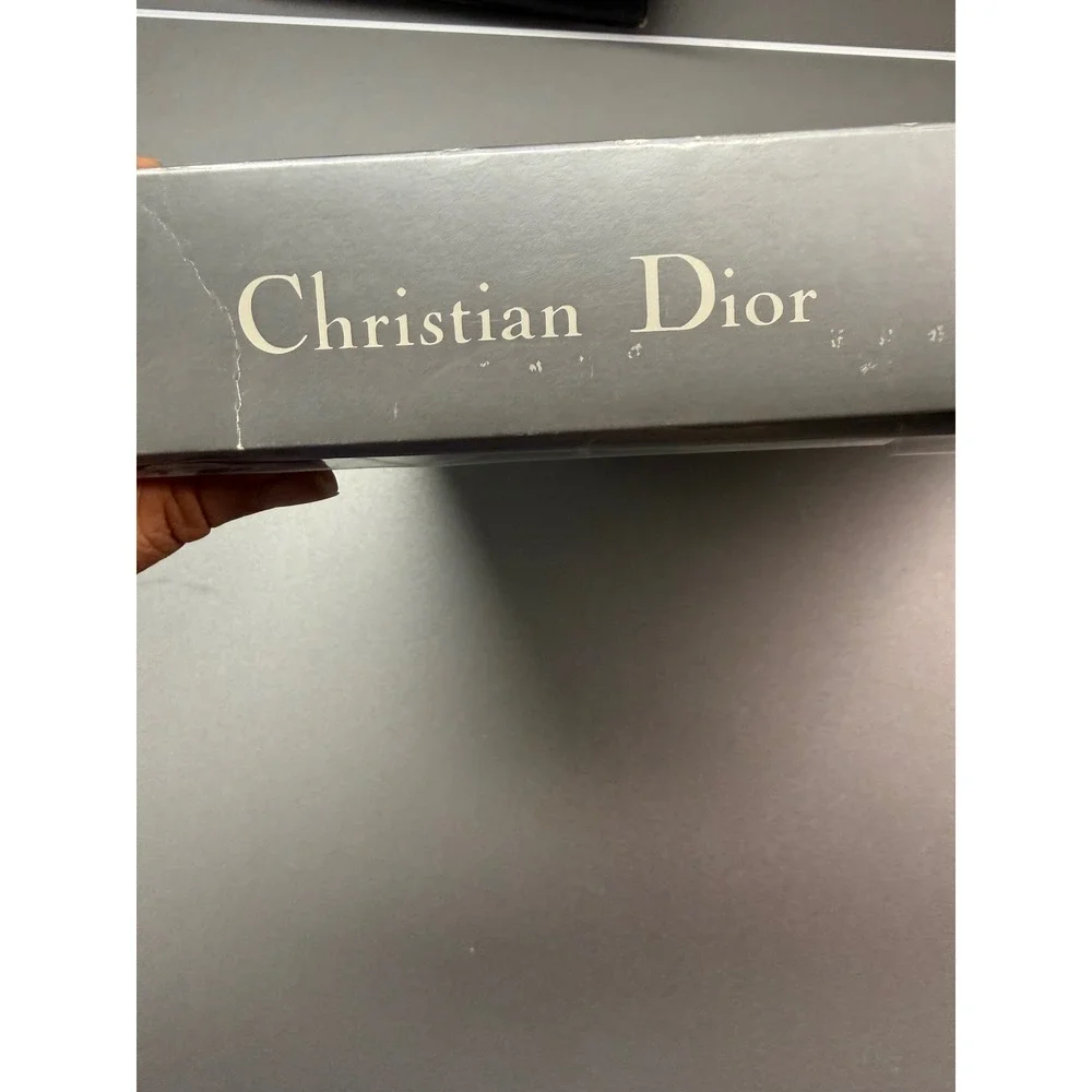 Christian Dior Winter Sheet 100% Cotton Cream Beige‎ CD Logo 140x240cm NIB